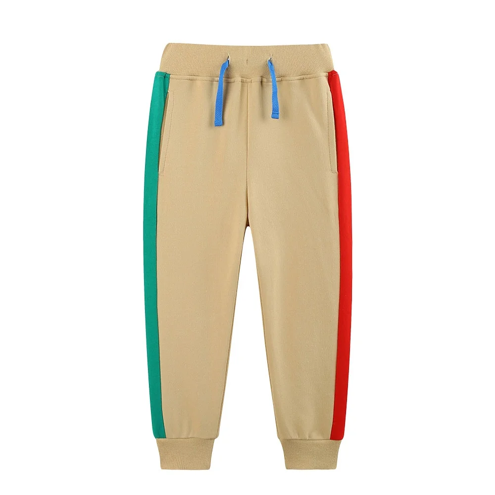2026 New Design 2-7T Solid Children's Fashion Sport Trousers Autumn Spring Full-Length Kids Clothing for Girls