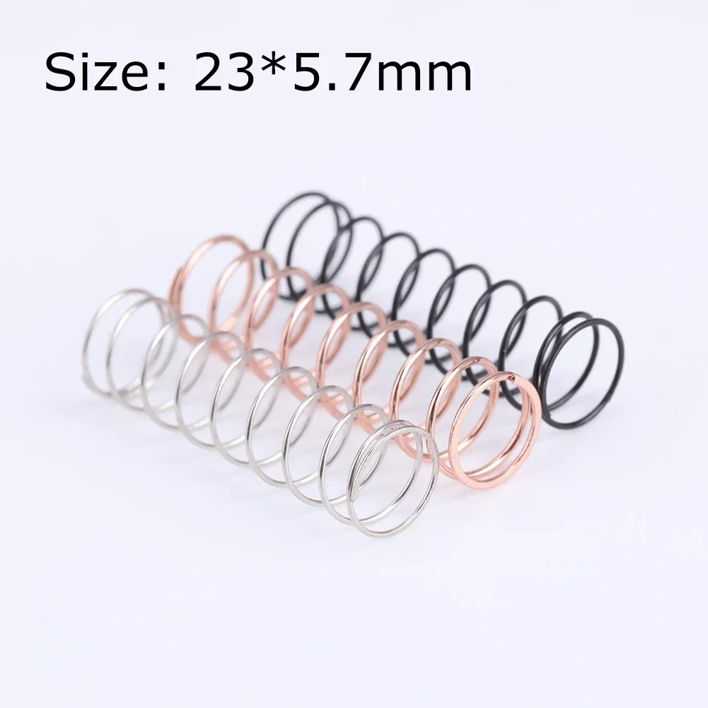 3sets 23*5.7mm Metal Shock Absorber Springs for 1/24 RC Crawler Car Axial SCX24 90081 Upgrade Parts