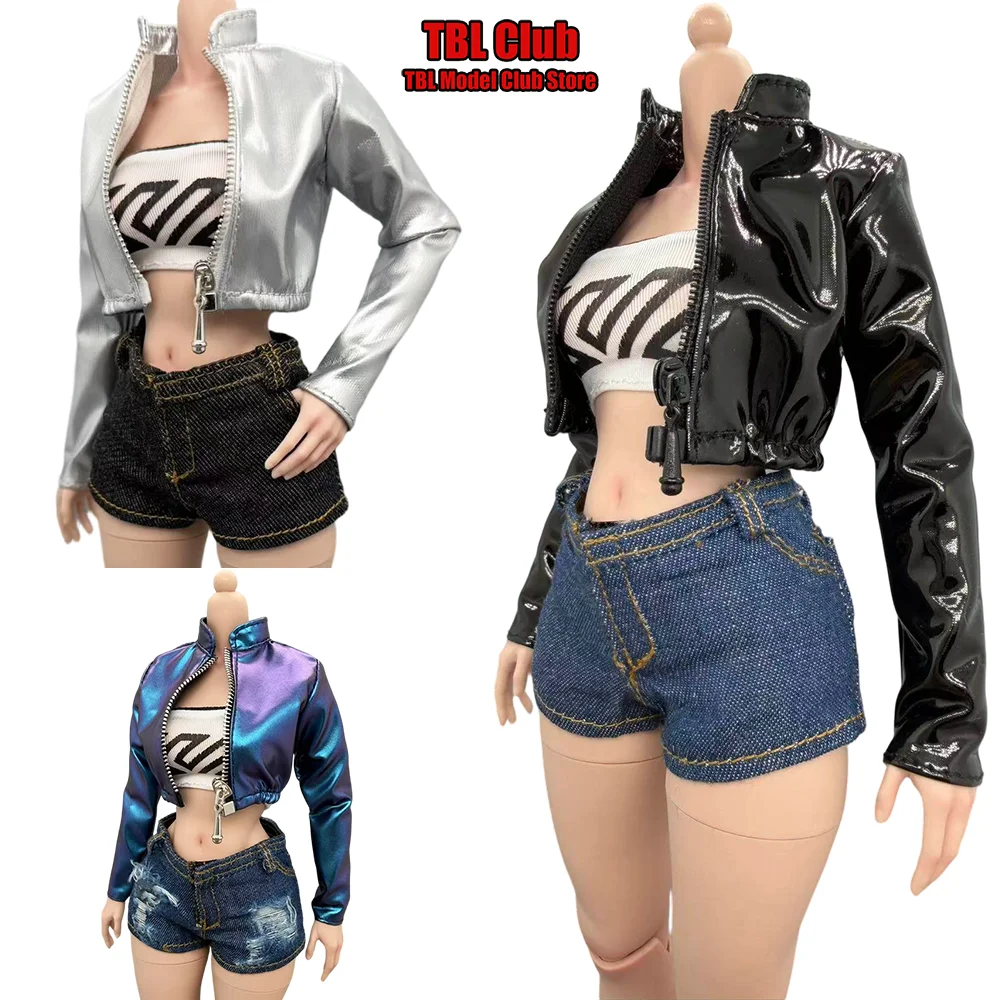 

1/6 Scale Washed Jeans Ripped Hot Pants Denim Shorts Female Clothes For 12-inch Action Figure Soldier Model Number CJG-074