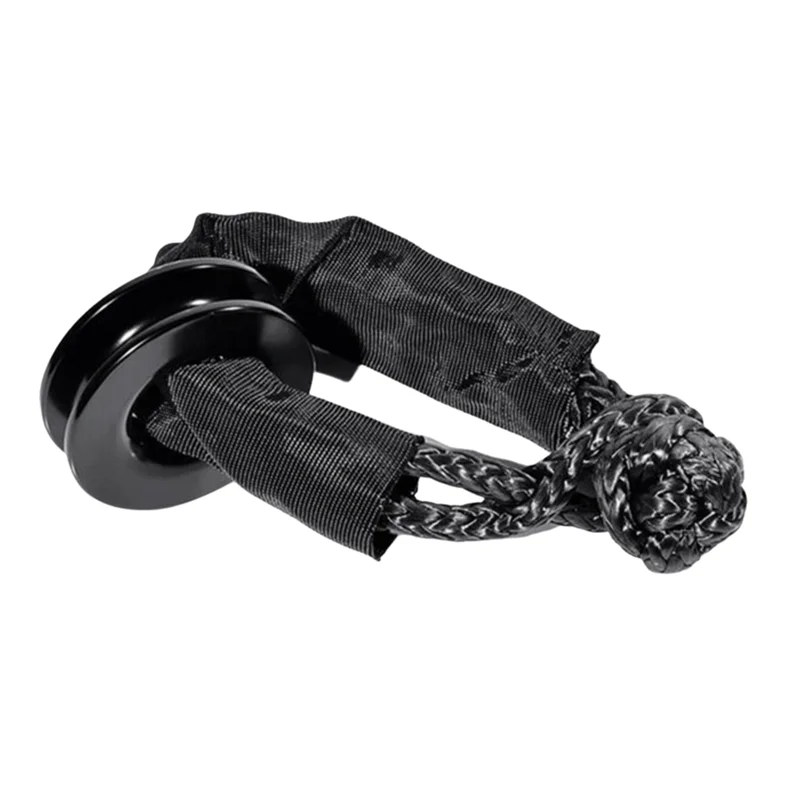 

Shackle Winch Rope + Recovery Snatch Ring Pulley Recovery Ring For ATV UTV SUV Off-Road Towing Truck 4X4 Boat Marine