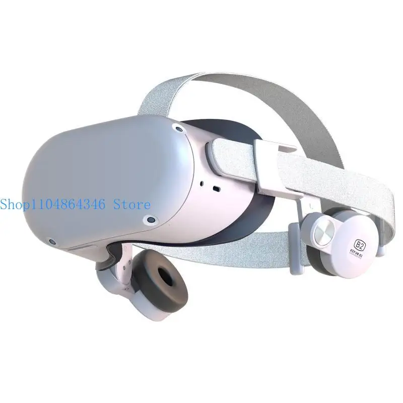652F 2Pcs Sound-transmitting Earmuffs for Quest Q2 T2/T2power Headsets