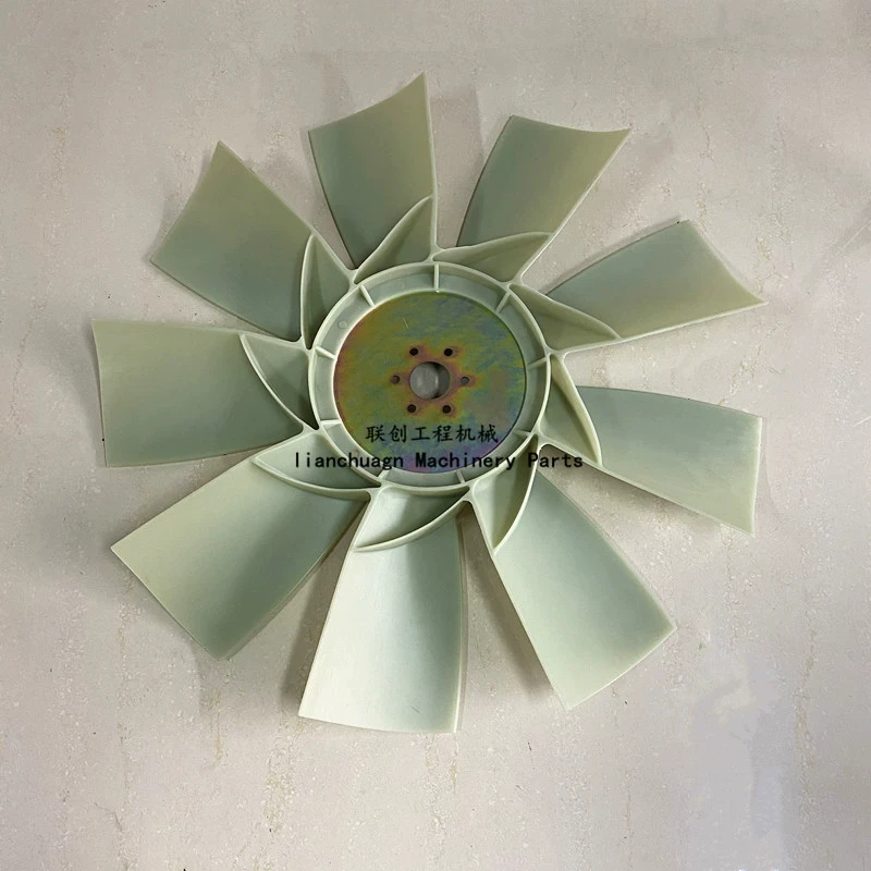 For Komatsu PC400-3-5 PC450-6 Fan blade 6D125 Engine cooling fan blade Excavator accessories