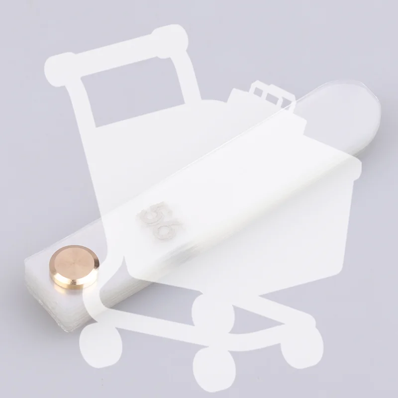 

56 шт./компл., стоматологическая межпроксимальная редукционная линейка, инструменты для обработки зубов 0,1 мм, пластиковая прозрачная линейка для измерения зазора