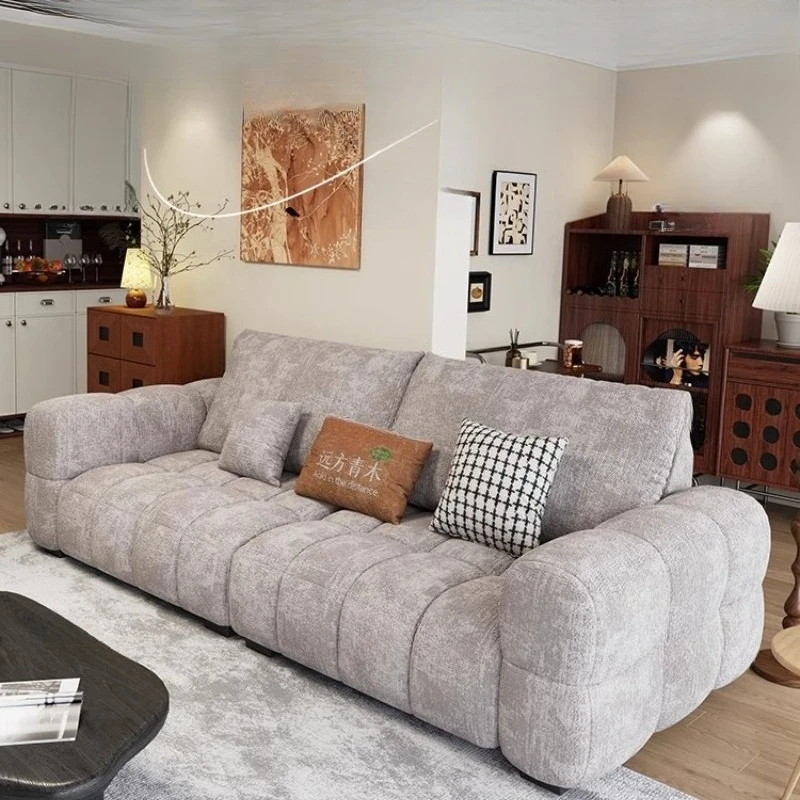 Apartments Nordic Living Room Sofa Bedroom Armchair Landscape Living Room Sofa Portable Sillones Comprimidos Luxury Furniture