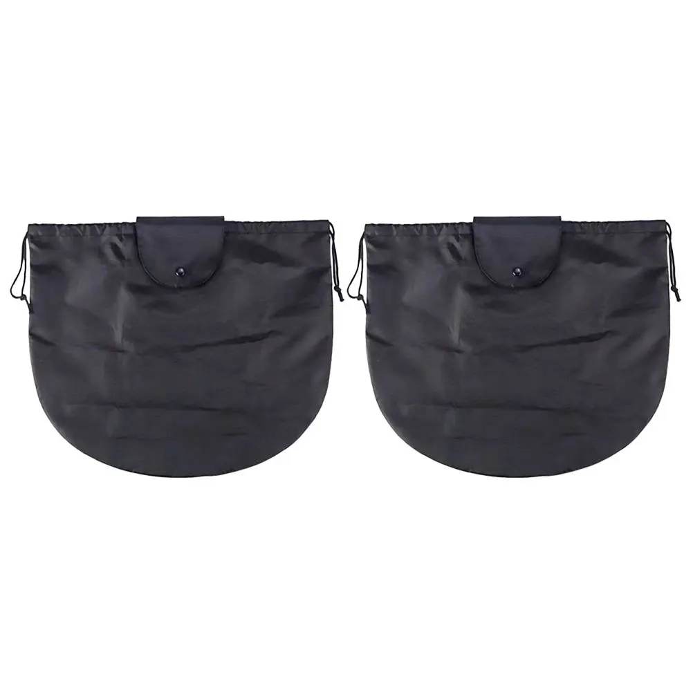 

2Pcs Motorcycle Bag Well Stitched Construction Airtight Storage for Sweaty Helmets Cycling Travel Sports Use
