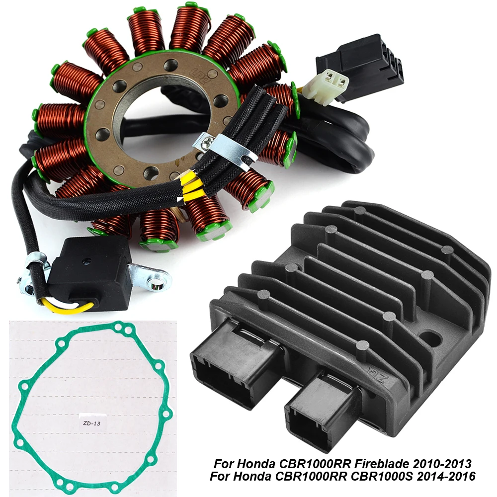 

Stator Coil Rectifier Gasket Set For Honda CBR1000RR Fireblade 10-13 CBR1000RR CBR1000S 14-16 CBR 1000 RR A AC 2A 3AC 4A 5AC