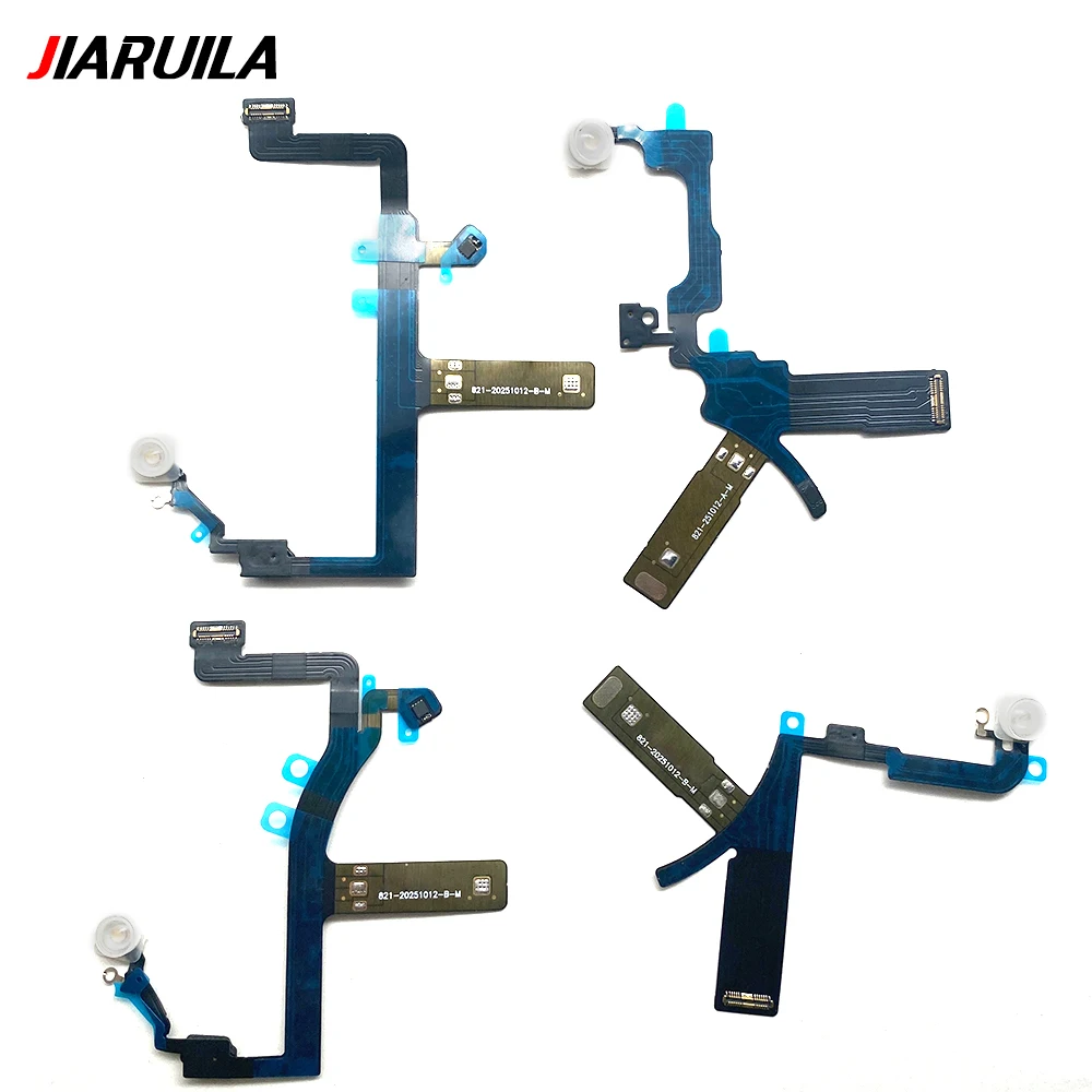 20Pcs/Lot LED Flash Light Sensor Flex Cable Replacement For Iphone 15 16 Pro Max Plus Proximity Distance Ambient Repair Part