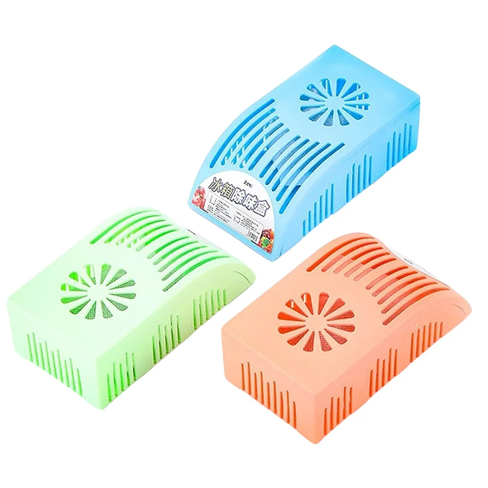 

3pcs Activated Charcoal Fridge Deodorizer Refrigerator Odor Remover Air Freshener For Home Car Bathroom Purifying Bags