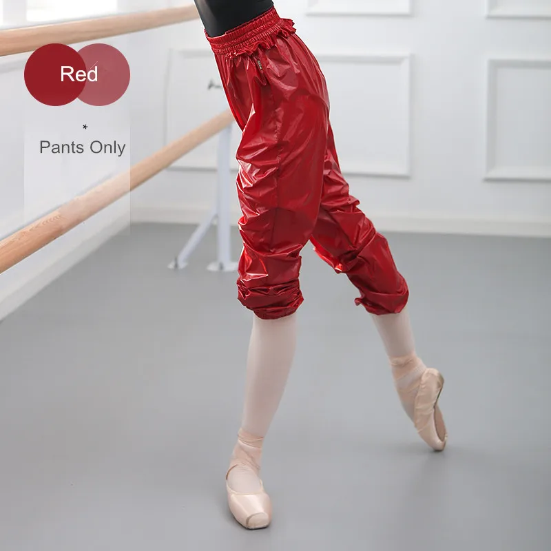 Pantalones de chándal de Ballet para mujer adulta, Ropa de baile corporal, ropa de entrenamiento para perder peso, pantalones de chándal para