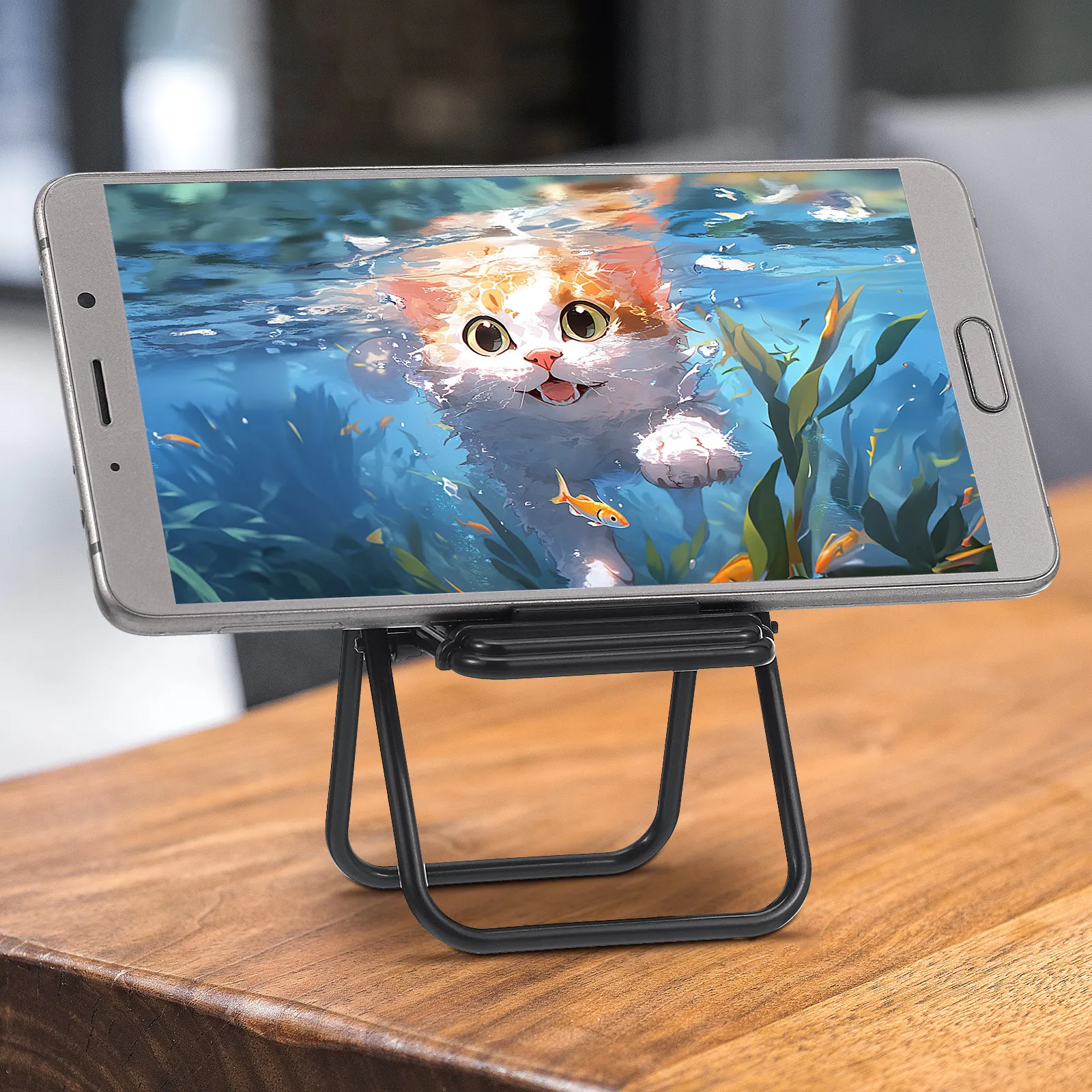 

12pcs Mini Folding Chair Models Cell Phone Stand Holder Table Decor Small Furniture Toys for Home Office Photo Props Display