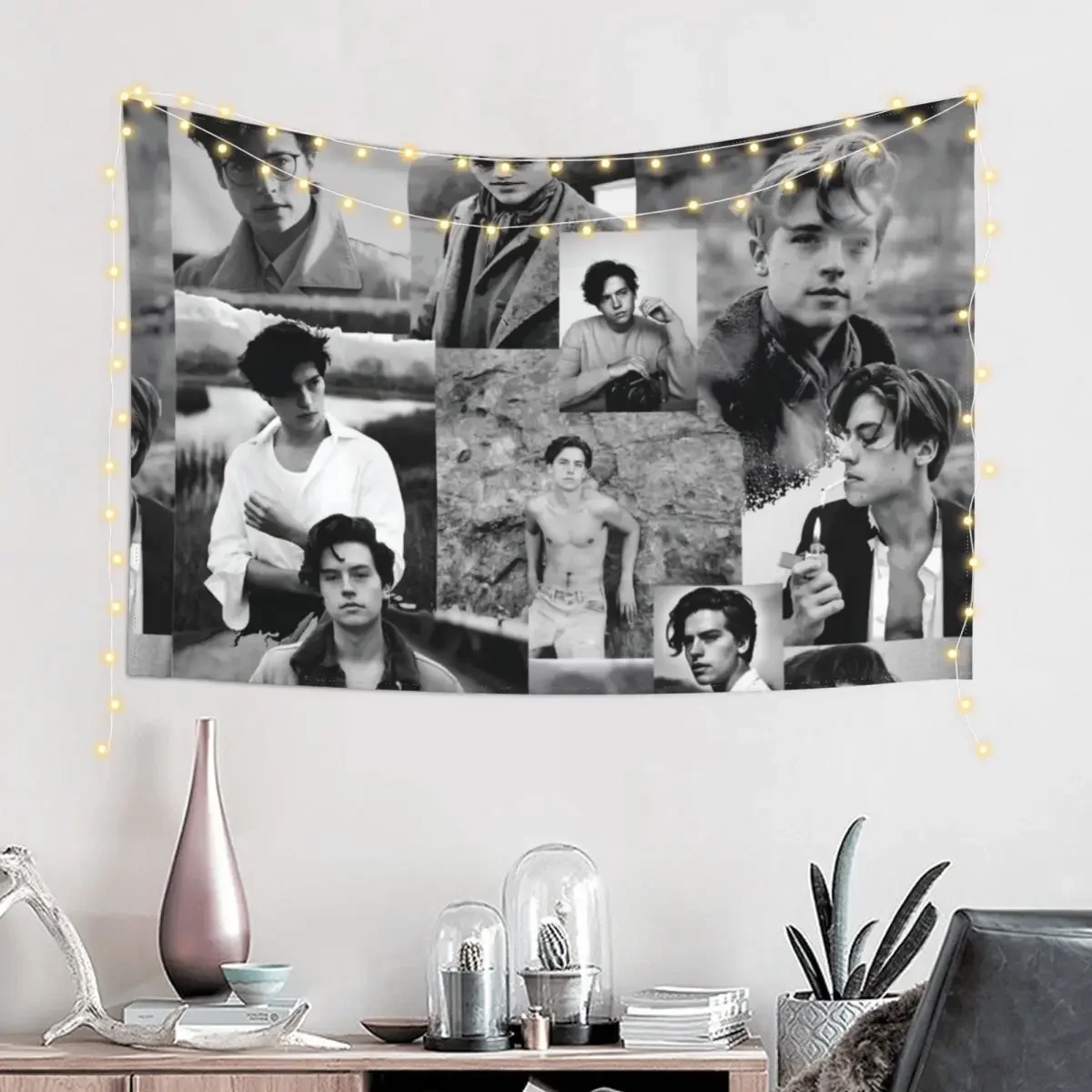 Cole Sprouse Tapestry Carpet Wall Aesthetic Room Decorations Room Decoration Aesthetic Wall Decor Tapestry