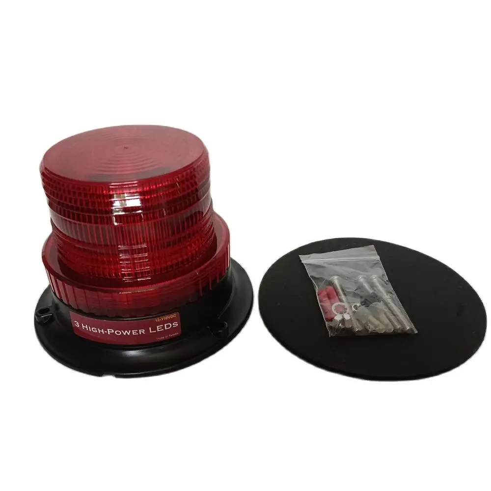 

Red Led Beacon Warning Light DC 12-110V 12 24 36 48 72 80 Volt Linde 0009741801 Annunciation Lamp Caution Strobe Light Sirens