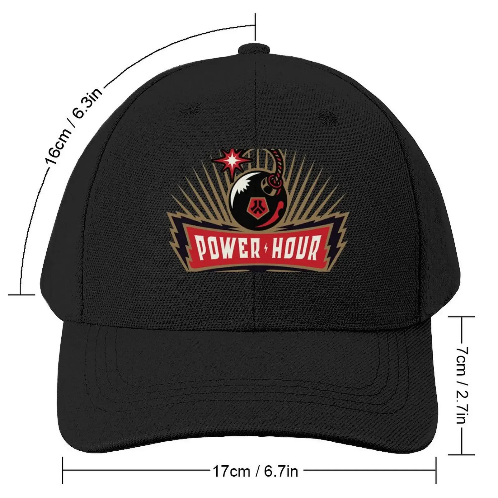 Power Hour Baseball Cap summer hat Sun Cap Women Hats Men's