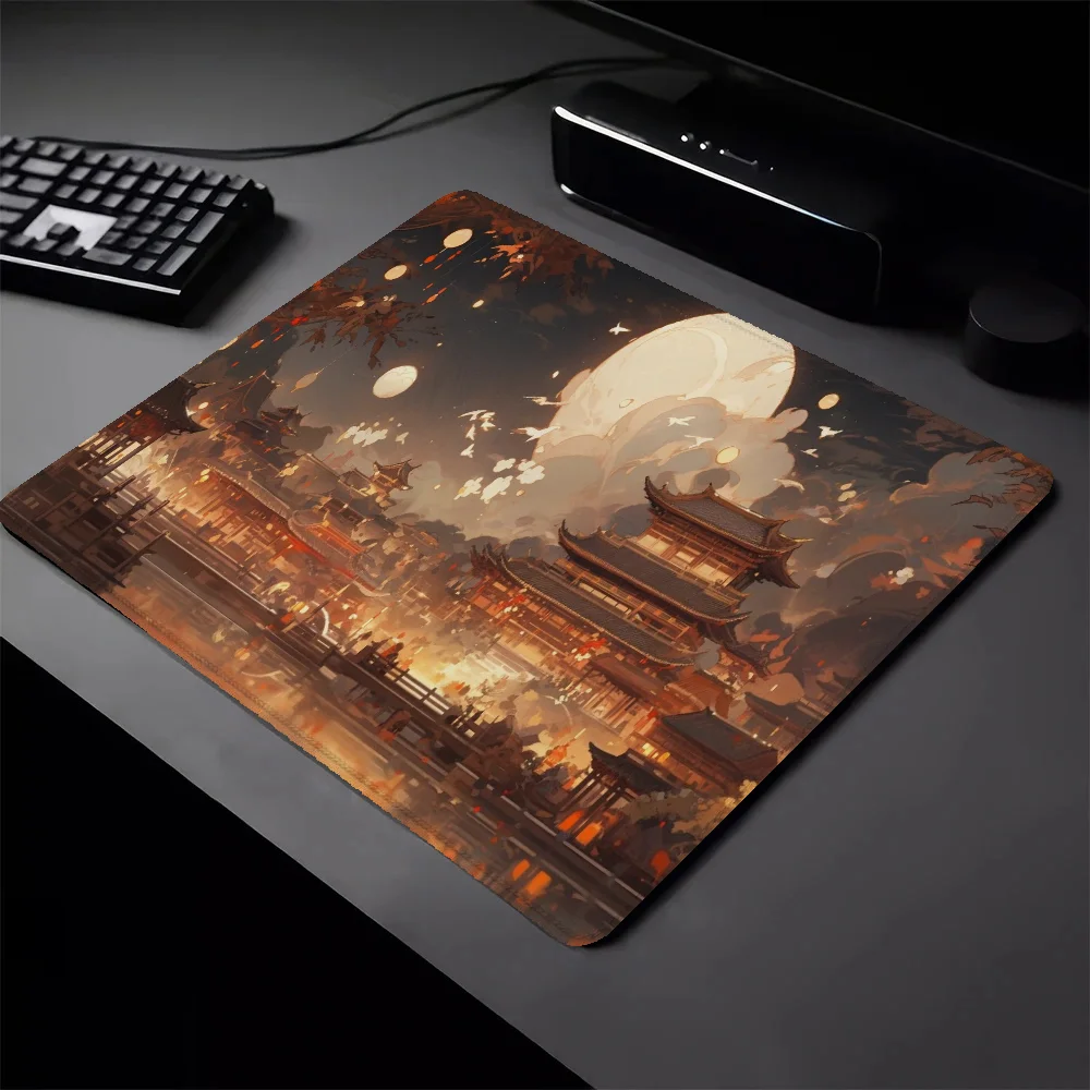 Small Gaming Mouse Pad Gamer Moon Deskmat Keyboard Mat Pc Accessories Mausepad Pad on the Table Mouse for Computer Mousepad Mats