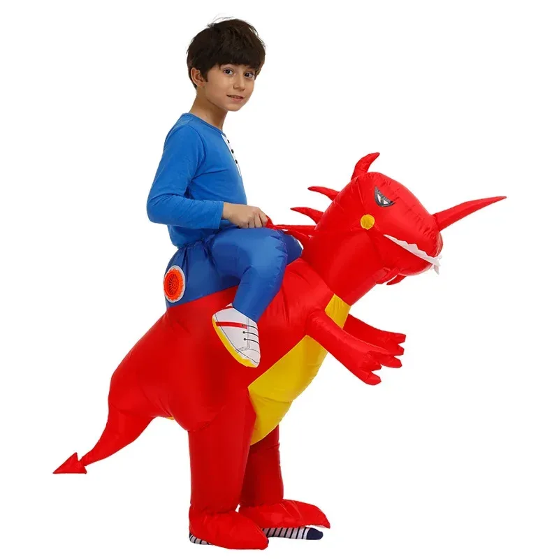 Descubra o HFGH: O Uniforme de Fantasia Inflável de Dinossauro Alienígena para Crianças e Adultos – A Escolha Perfeita para Festa, Halloween e Cosplay