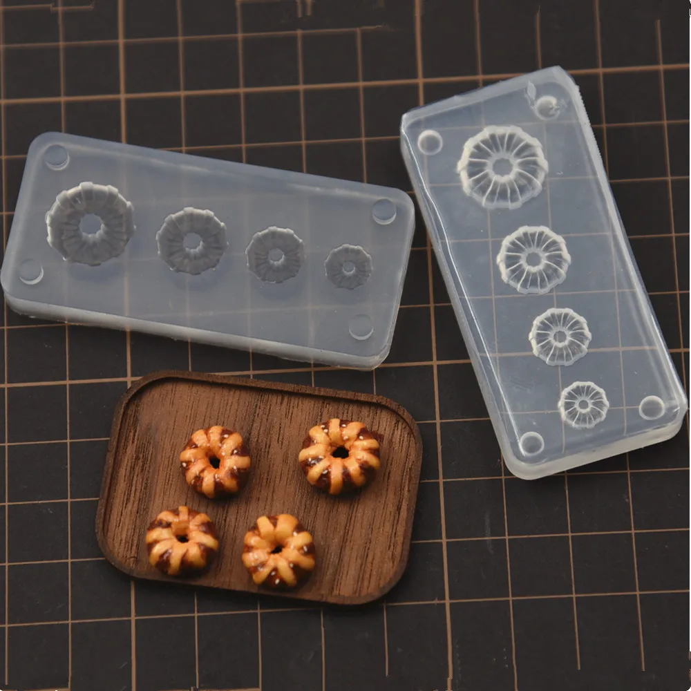 

Mini 3D Sweet Bean Paste Roll Silicone Mold Resin Clay DIY molds