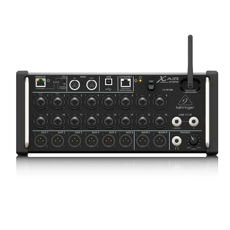 Behringe XR18 18-channel Rackmount Digital Mixer For IPad/Android Tablet With 16 Midas Preamps Sound Console