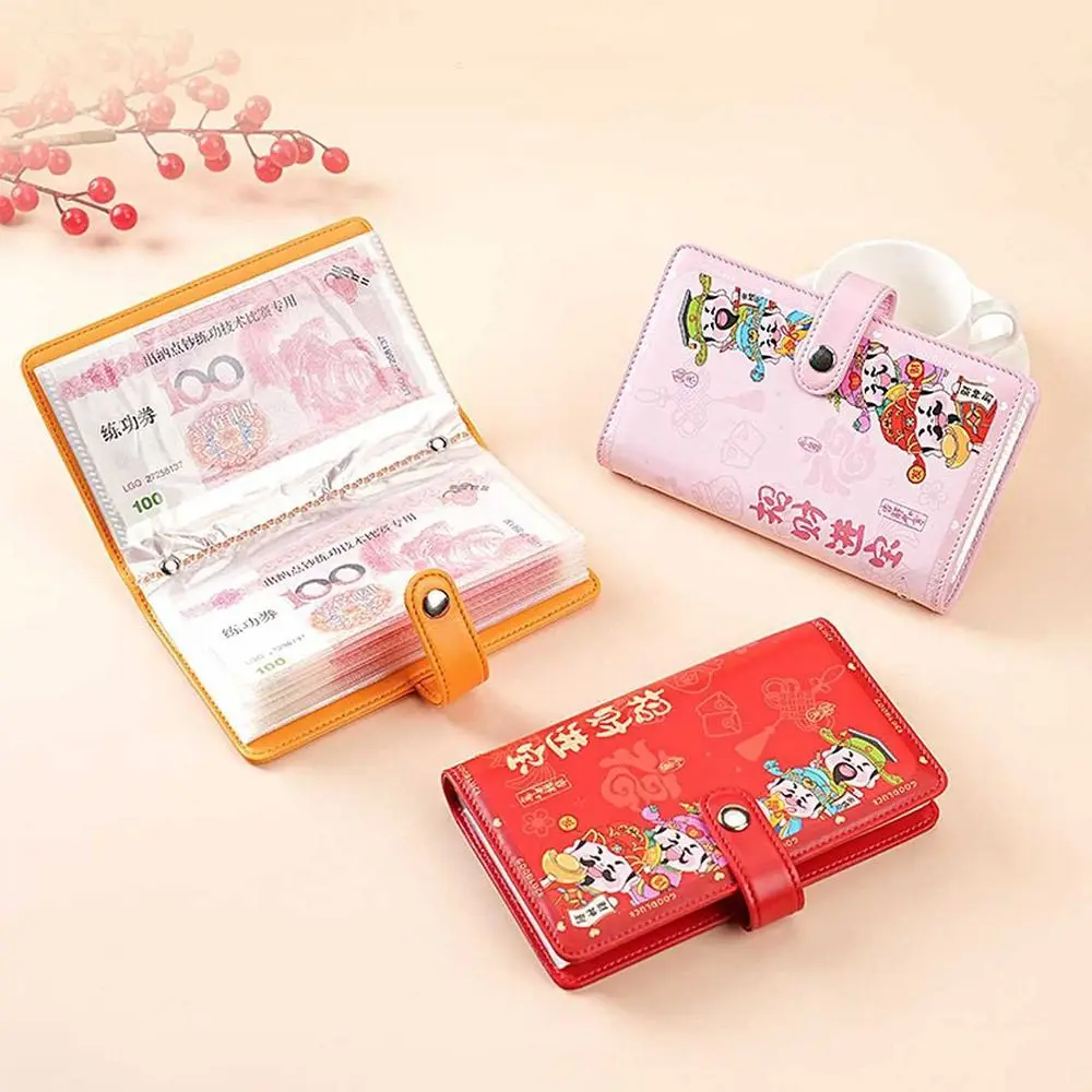 PU 100 Envelopes Money Saving Challenge Large Capacity Waterproof Savings Challenges Sheets Reusable With Password Lock