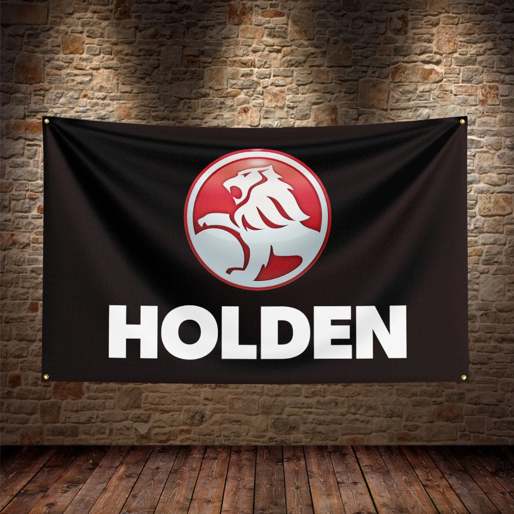 3X5Ft Holdens Racing Car Flag Polyester Printed Car Banner For Decor