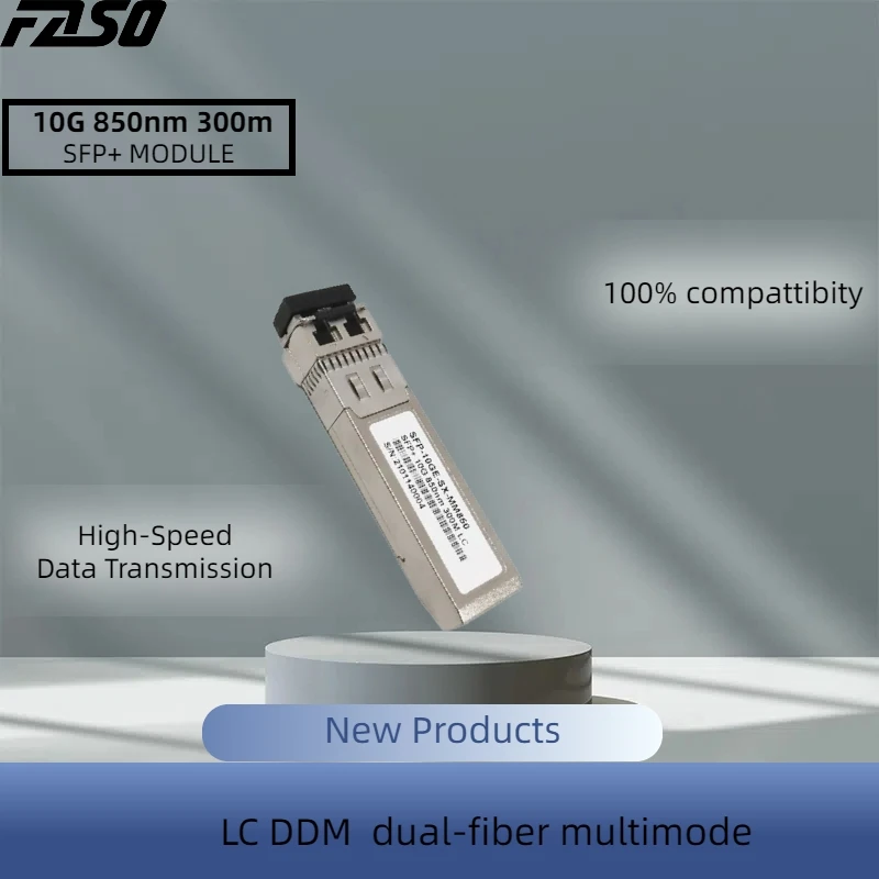 10G LC SFP Transceiver Module 300m 850nm multimode Double fiber Optical module with Cisco/Mikrotik Ethernet Switch