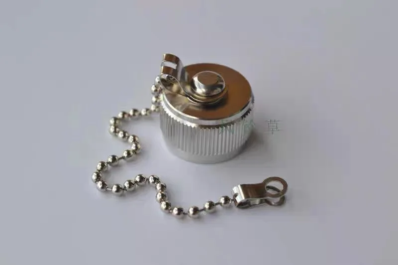 1pcs N head Female protective cover cap Metal dust cover/cap with chain Device protective cover N-K-FC