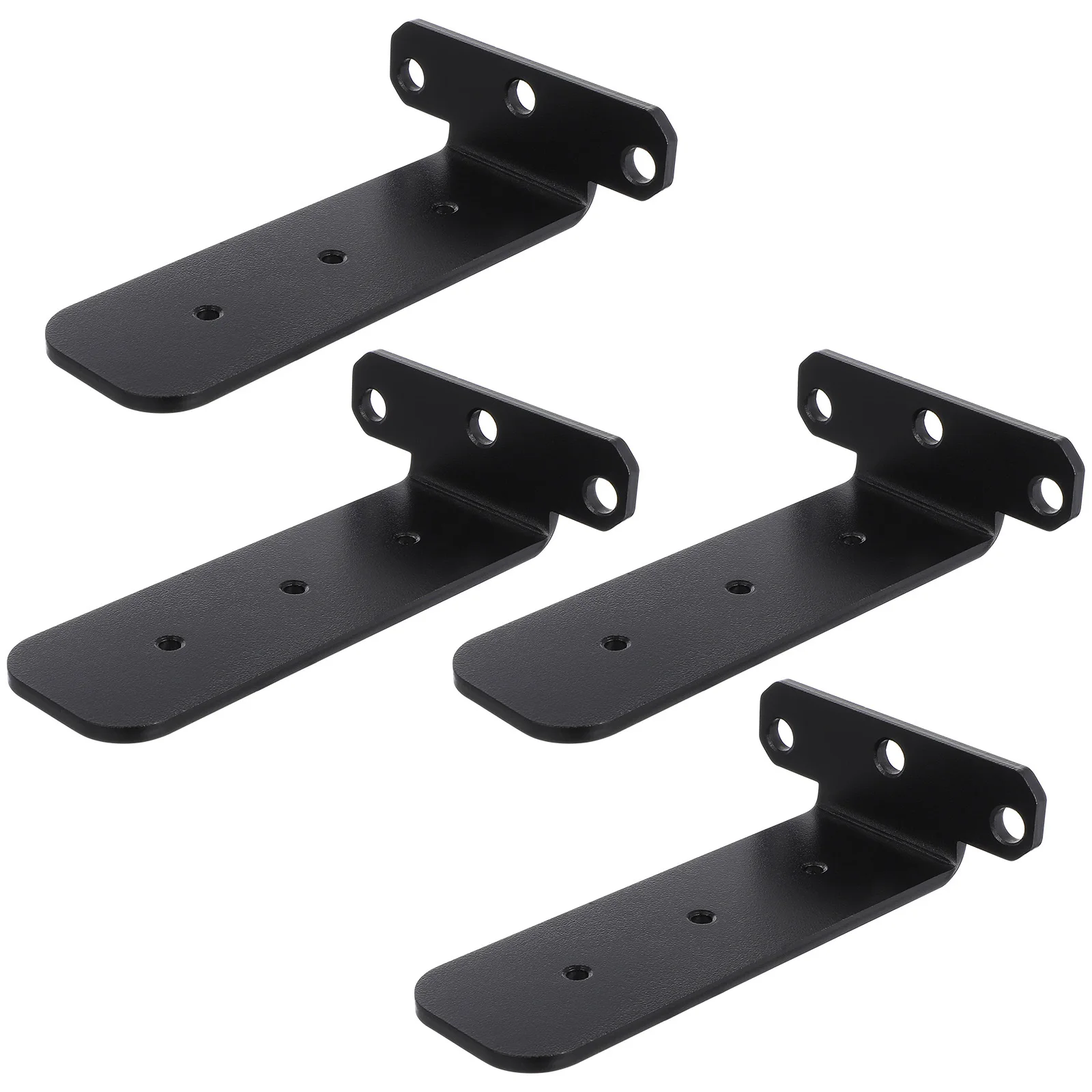 

4Pcs Heavy Duty Floating Shelf Brackets Metal L Shaped Bracket 6inch Easy Install Sturdy Saving Shelf Brackets