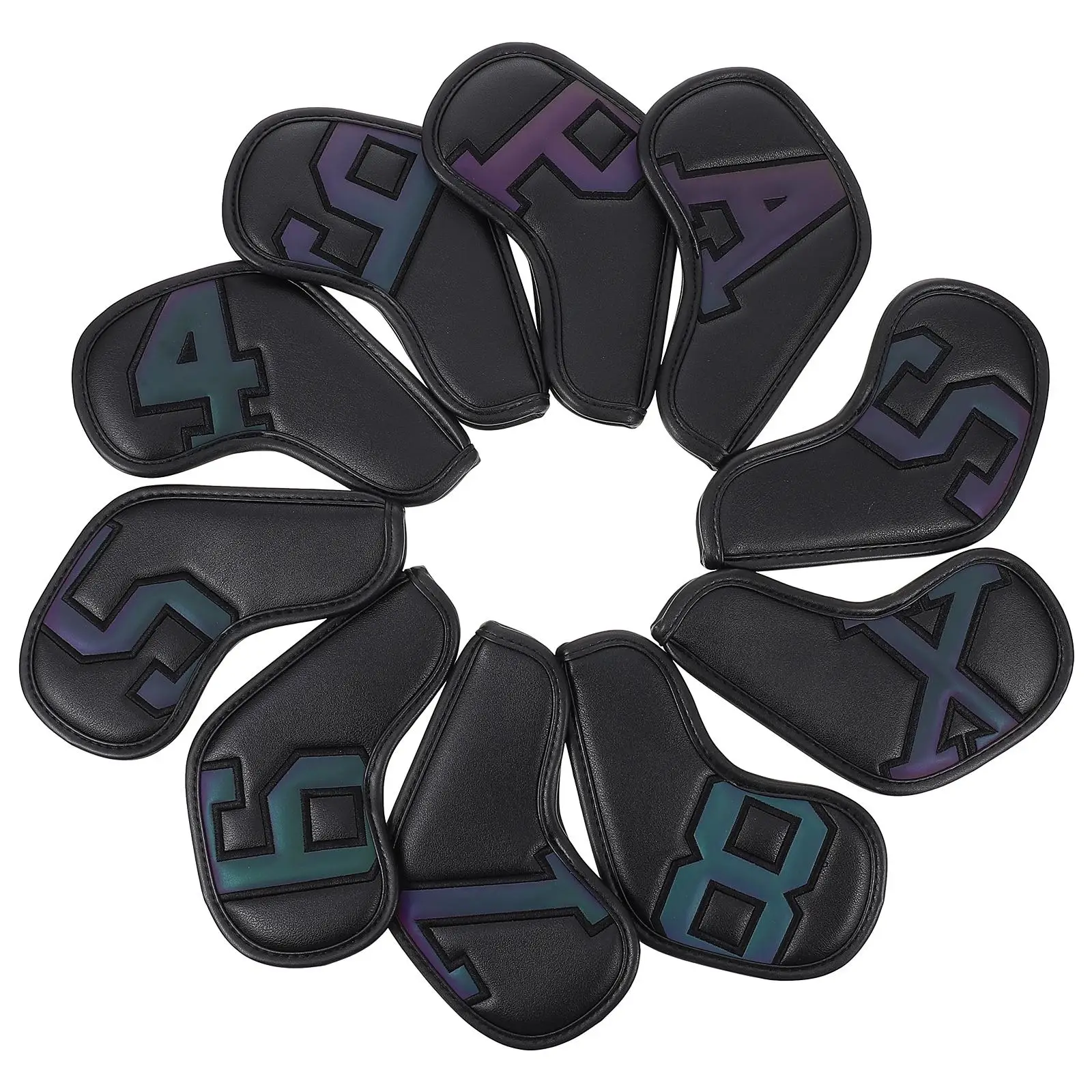 10 Pcs Putter Golf Iron Cover Covers for Clubs Accessories Men Golfs Gavel Protector Protective Head