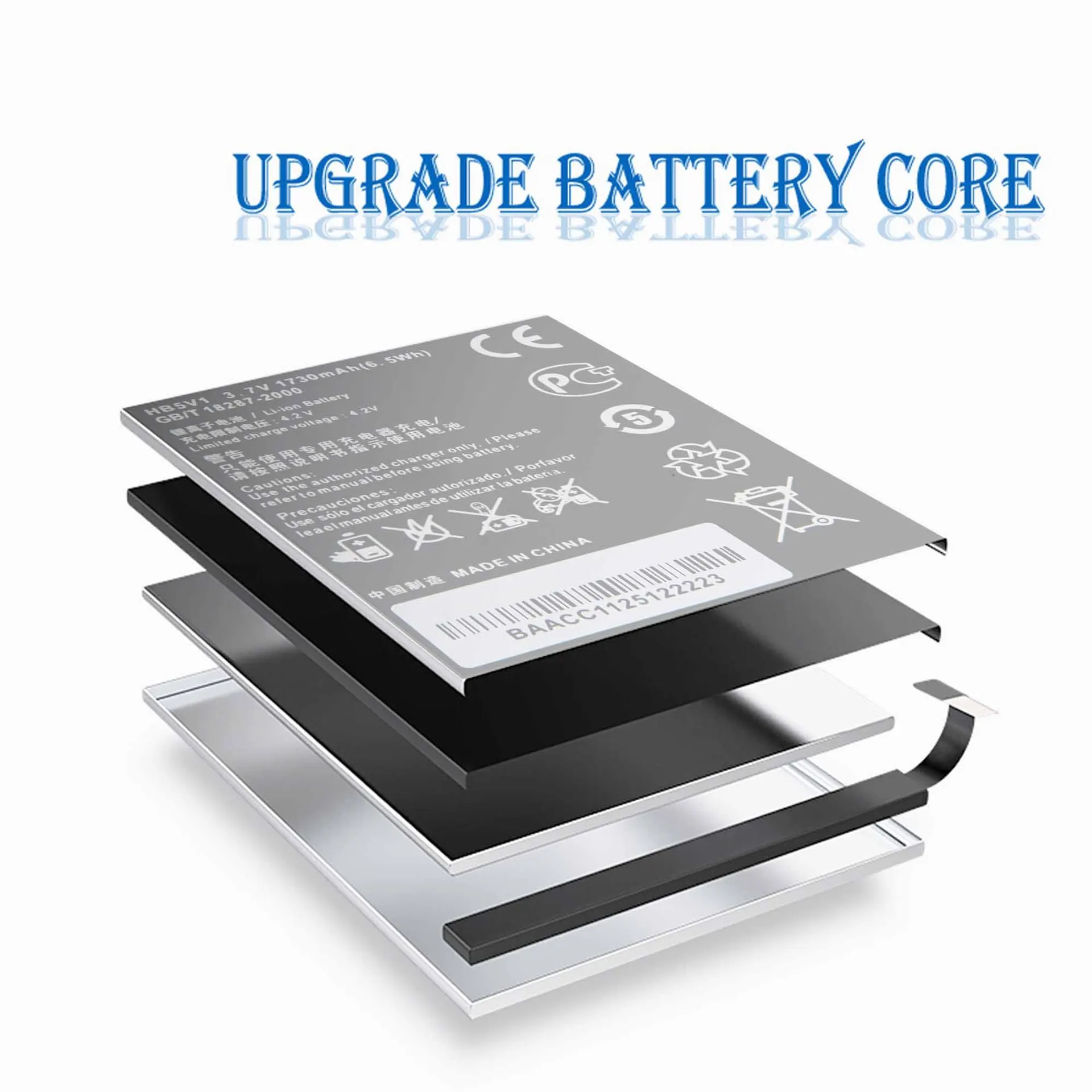 High Quality 1730mAh Replacement Battery For HUAWEI Ascend Y300 Y300-0100 Y300-0151 Y511 Y511-U30 Y511-U10 Y360 Y3 Phone Battery