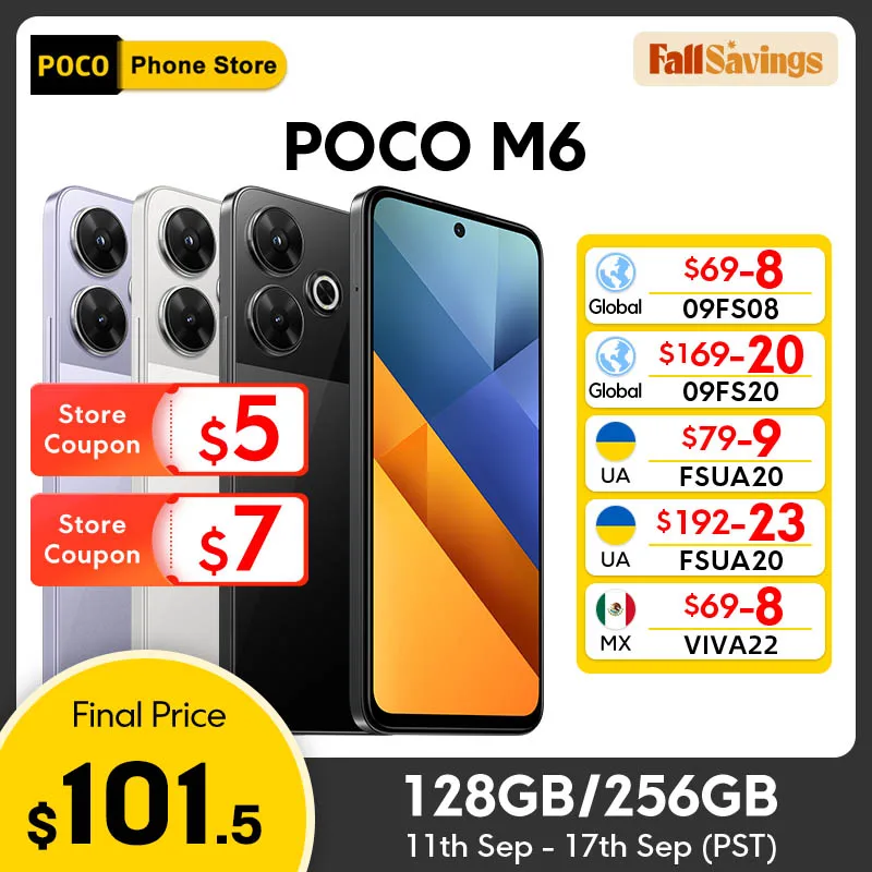 New POCO M6 Global Version
