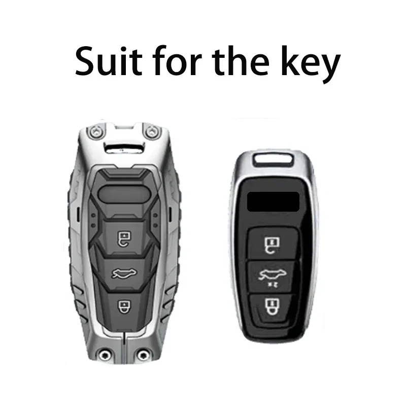 2024 New Armor For Audi Q7 Quattro A8 Quattro A1 A3 8P A4 A5 A6 A7 S3 S4 S5 S7 S8 R8  TT RS3 RS6 TTRS Etron Car Key Case Cover