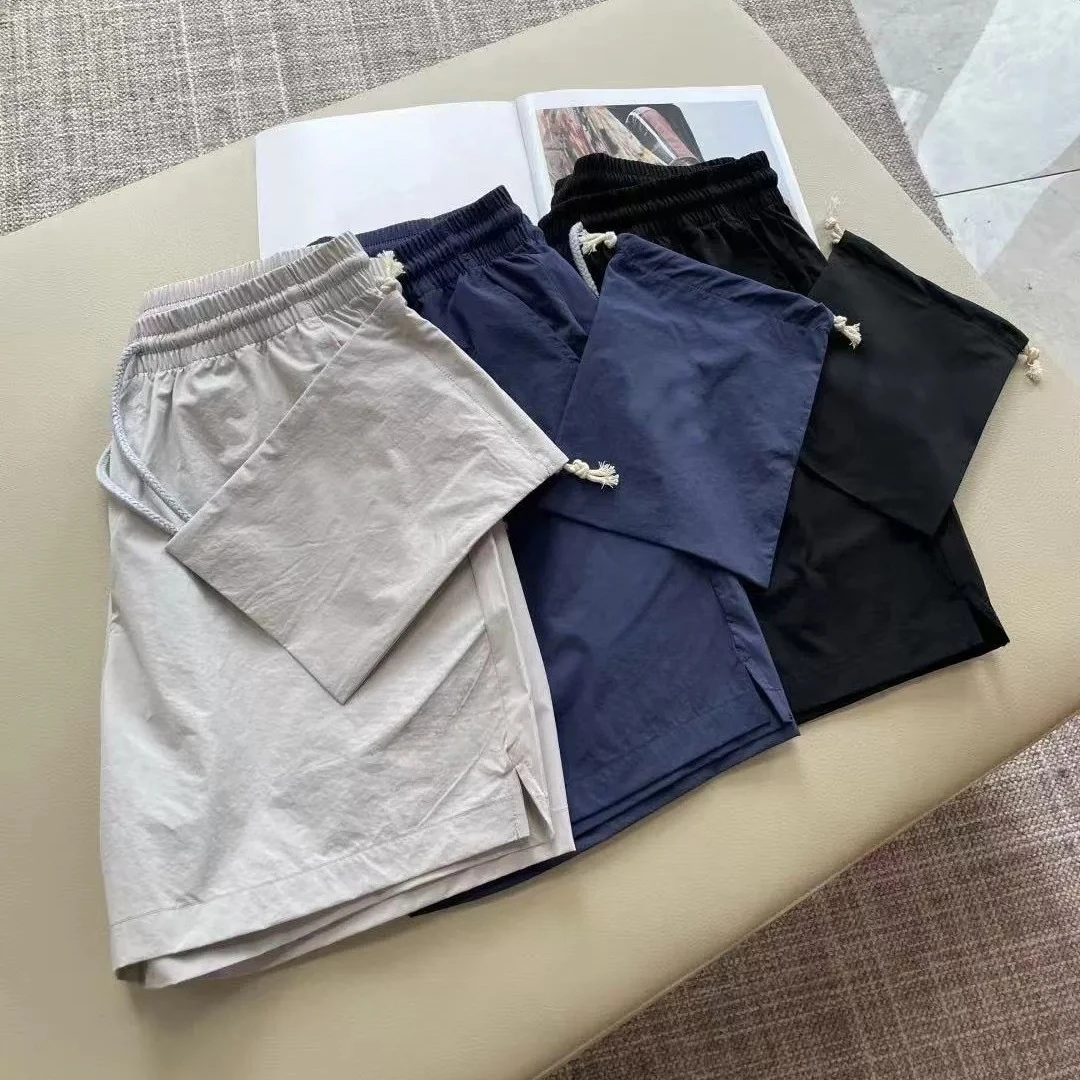 Italy BC old money style men's quick-drying light sports drawstring shorts