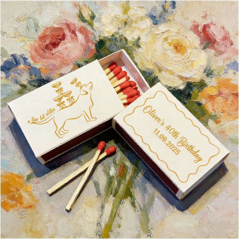 funny-dog-birthday-matchboxes-personalized-pet-party-favors-custom-matches-for-40th-milestone-celebrations