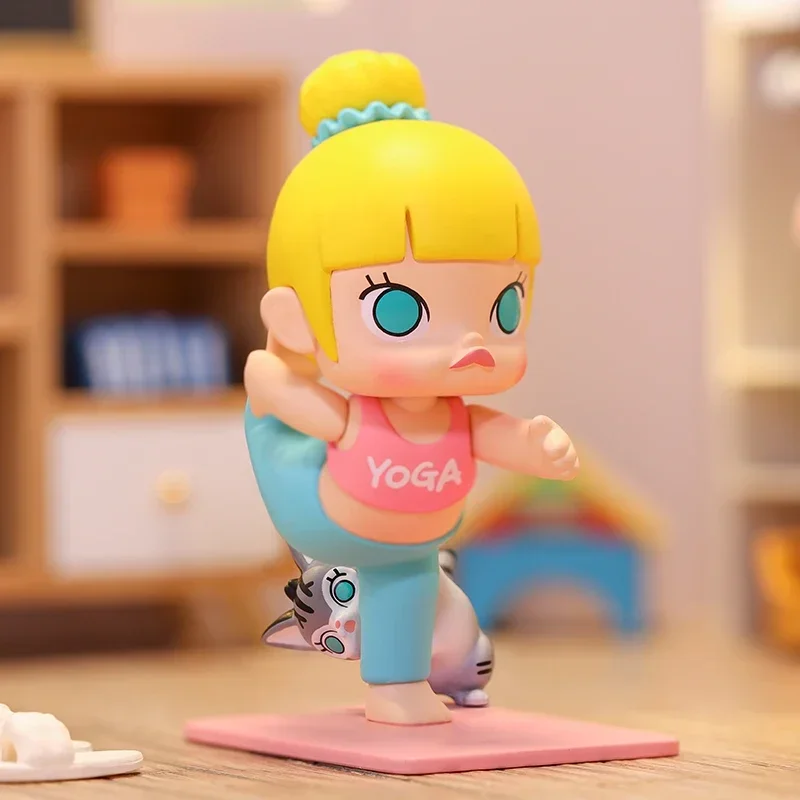 

Pop Mart A Boring Day with Molly Series Blind Box Toys Kawaii Anime Action Figure Surprise Mystery Box Dolls Gift