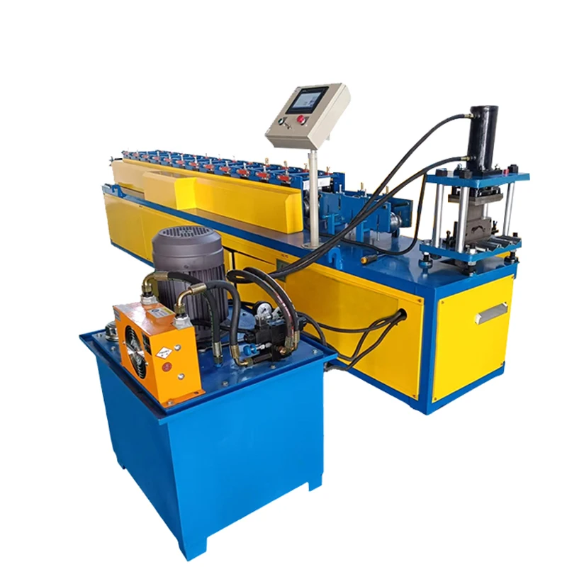 Custom Automatic 0.4-1 Roller Shutter Panel Roll Forming Machine for Garage Door Factory (with Punching Function)