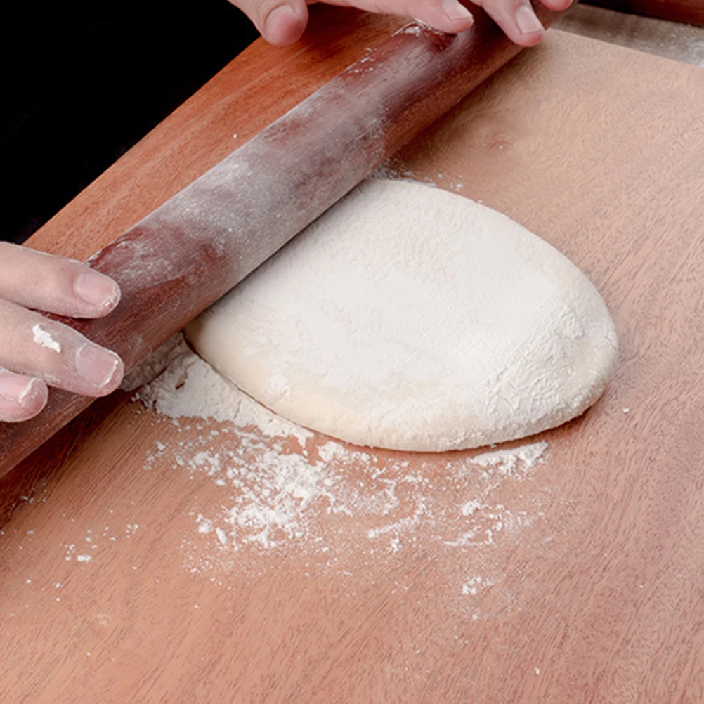 

Wood Rolling Pin Non stick Kitchen Tool for Fondant Cakes Sugar Paste Marzipan DIY Craft Sturdy H Clean Durability