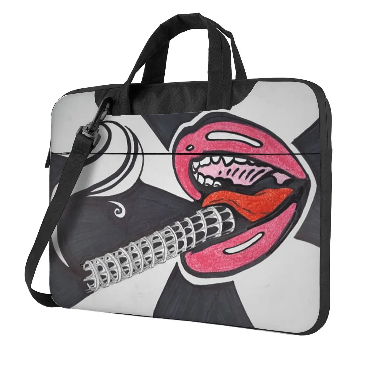 

Mouth An Cig Crossbody Laptop Bag Case Computer Bag 13 14 15.6 Inch Notebook Pouch for Macbook Pro Lenovo