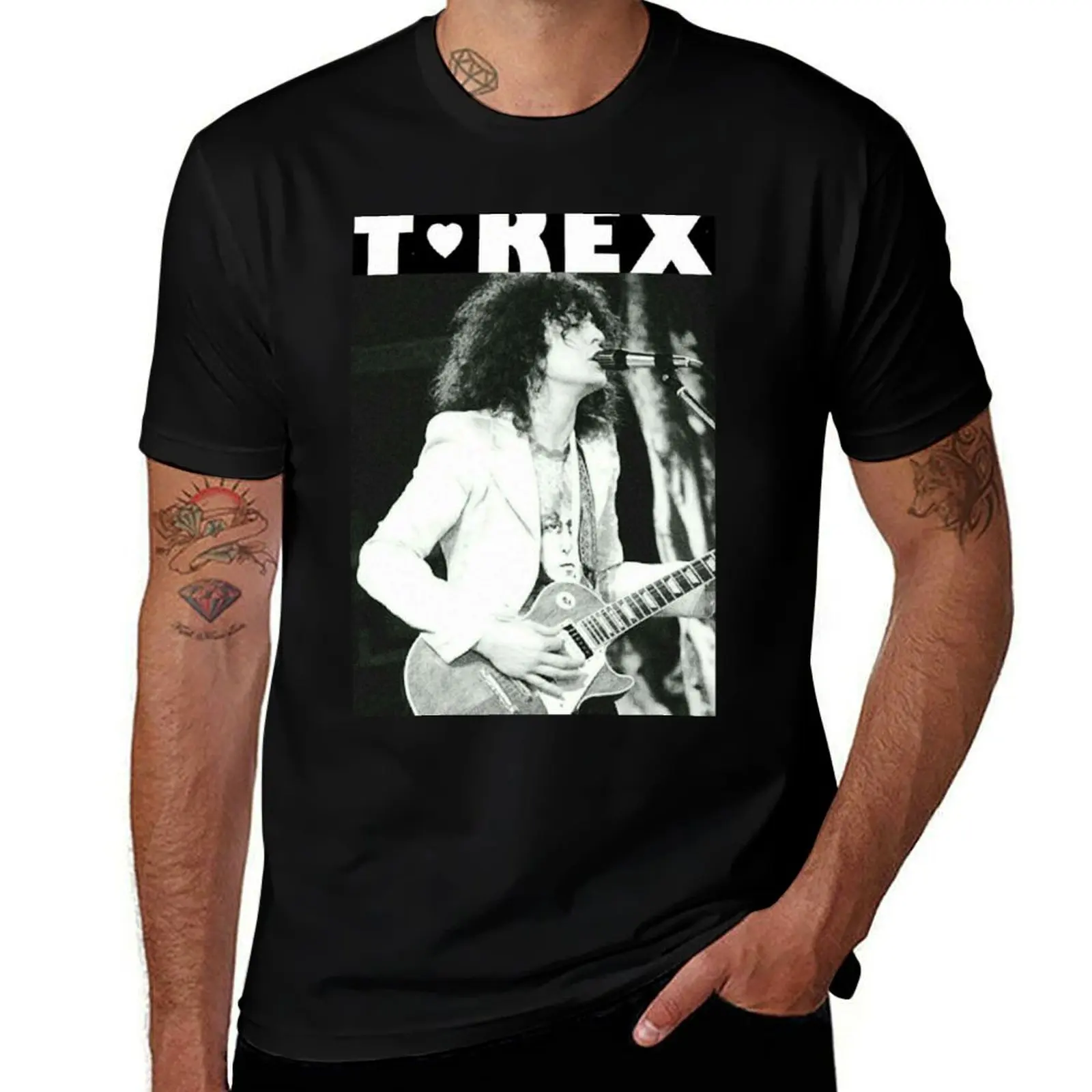 T Rex - Marc Bolan T-Shirt Work Comfort T-Shirt for Men
