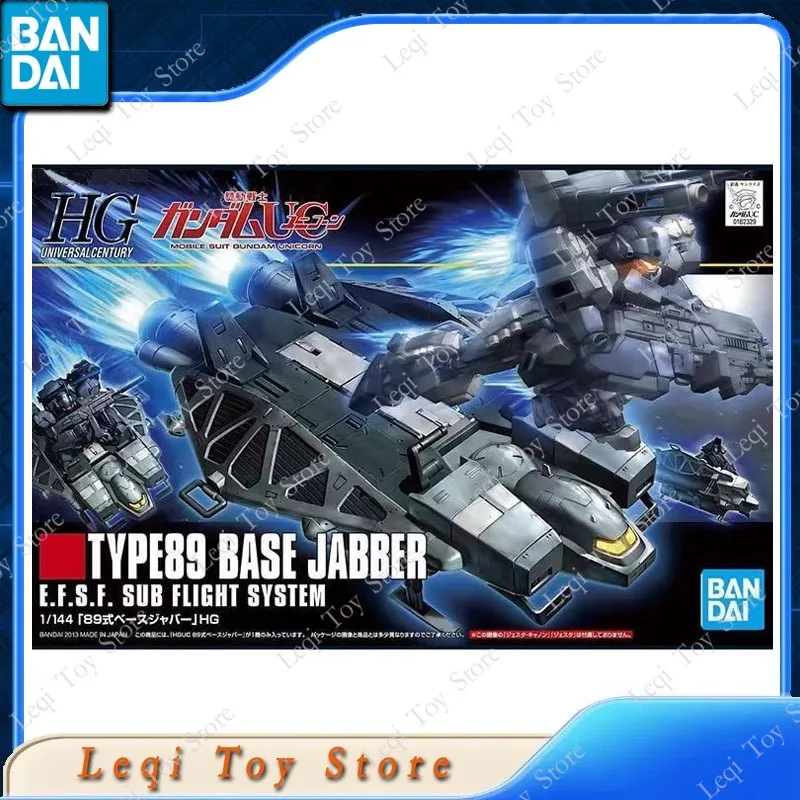 Bandai original genuíno hg 1/144 type89 base jABBER ação anime figuras brinquedos meninos meninas crianças presente montagem modelo ornamentos