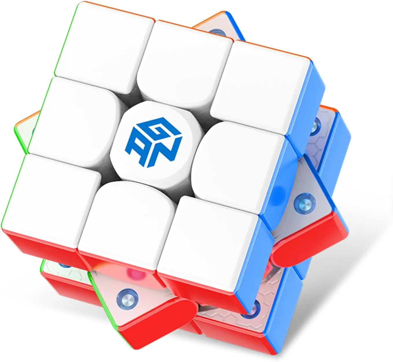 

3x3 Magnetic Speed Cube with Maglev Technology, 76 Magnets, Auto-Aligning, Frosted Surface for Smooth Spins