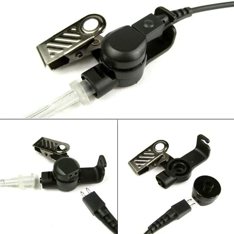 Acoustic air tube big PTT headphone for kenwood TK280,TK285,TK380,TK385,TK390 TK480 TK-3140, TK-3148, TK-3180etc walkie talkie