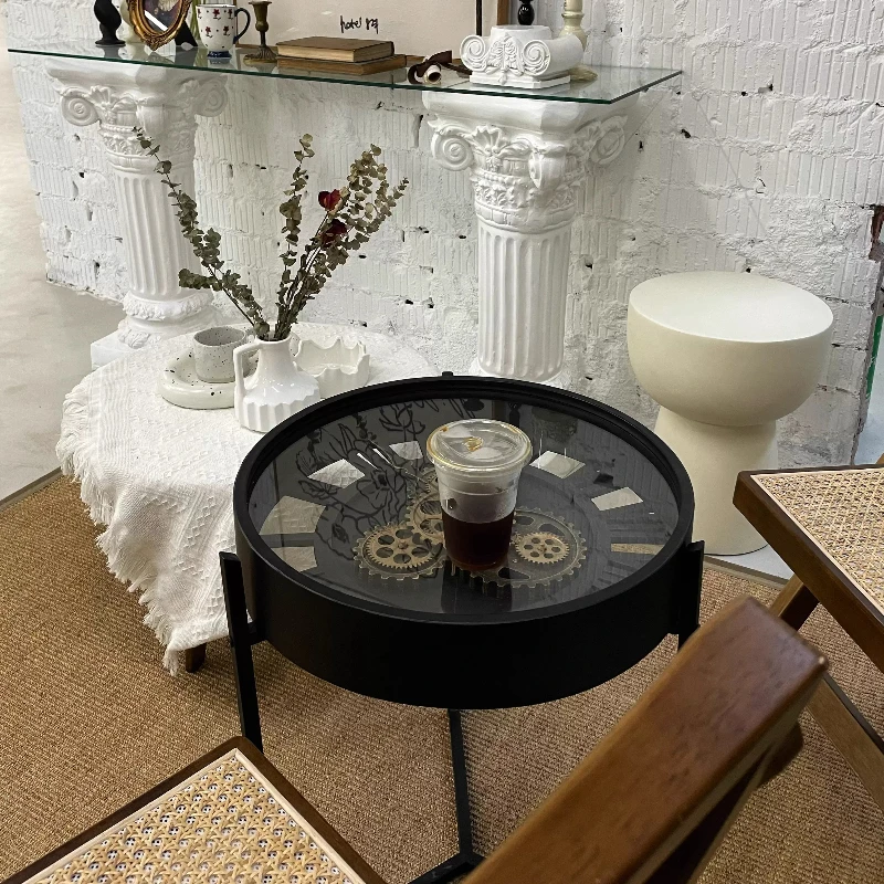 Retro high-end light luxury, Nordic style clock gear