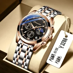 Wholesale real three-eye six-pin watch