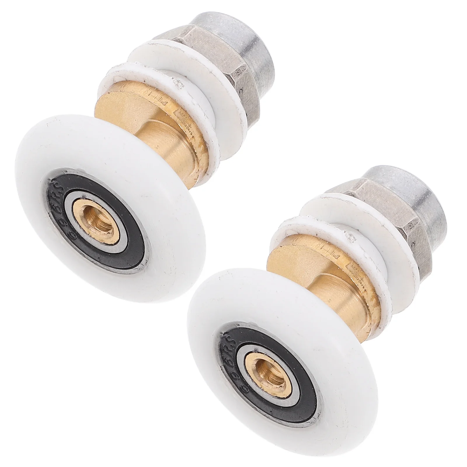 

2pcs Shower Door Rollers 25mm Wheel Durable Stainless Steel ABS Brass Bathroom Hardware Kit Easy Install Smooth Glide