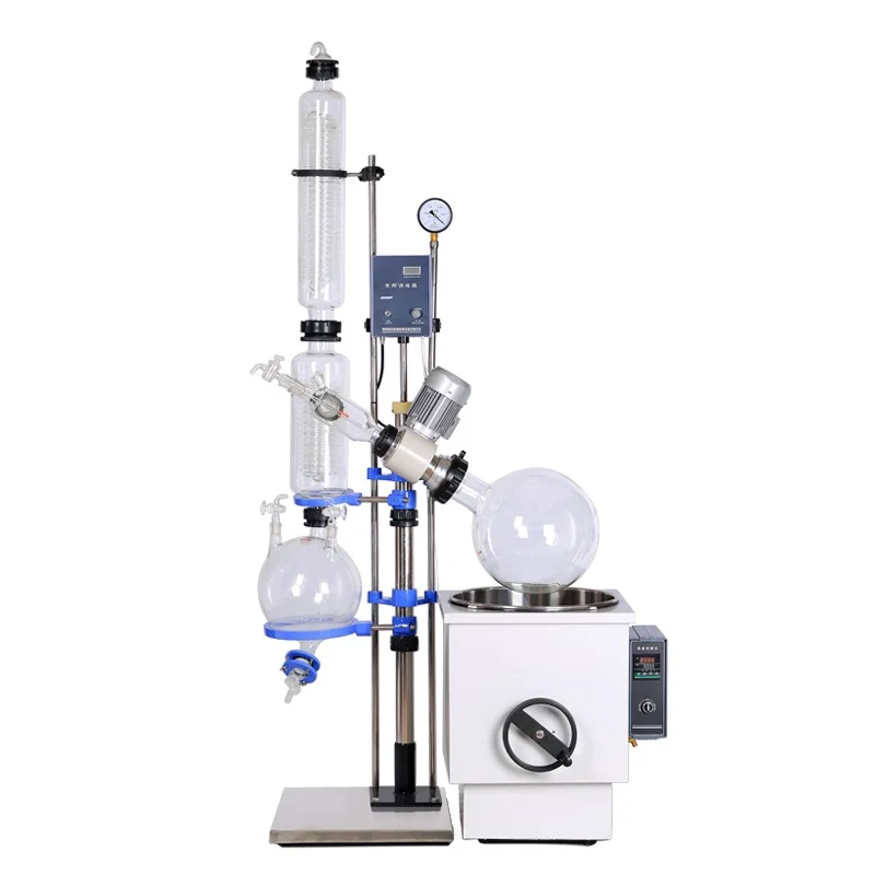 ZOIBKD Best-Selling RE-2002 Rotary Evaporator 20L Capacity Configuration Digital Display And Water Bath Heating Pot