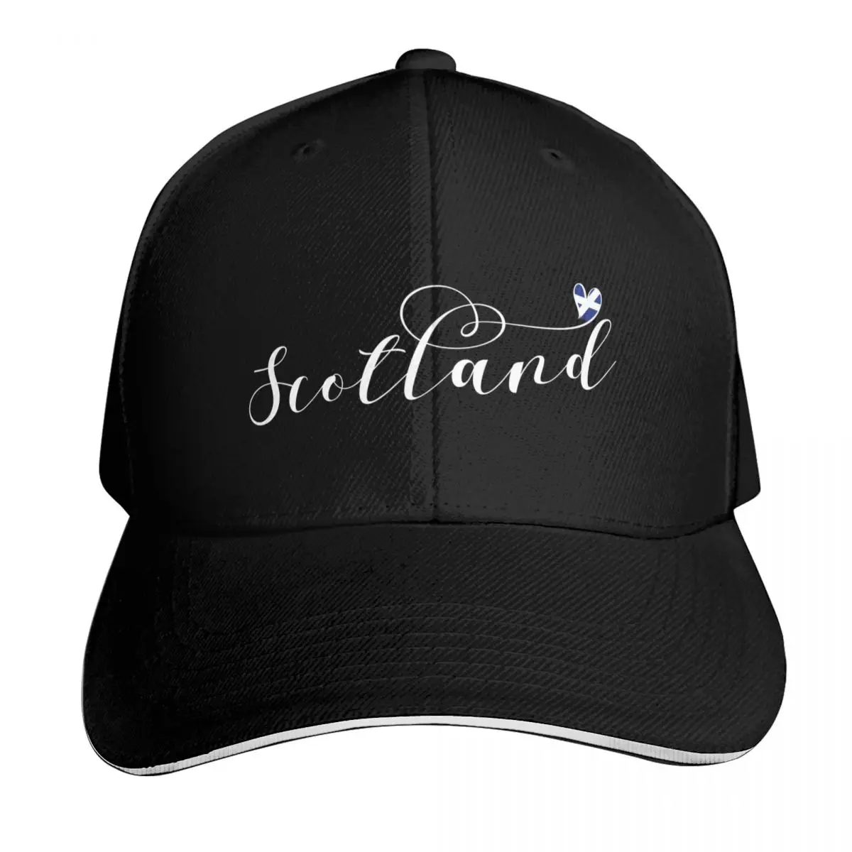 

Scotland Flag in Heart, Scottish, Celtic Baseball Cap Military Tactical Cap Kids Hat Brand Man cap Mens Tennis Women's