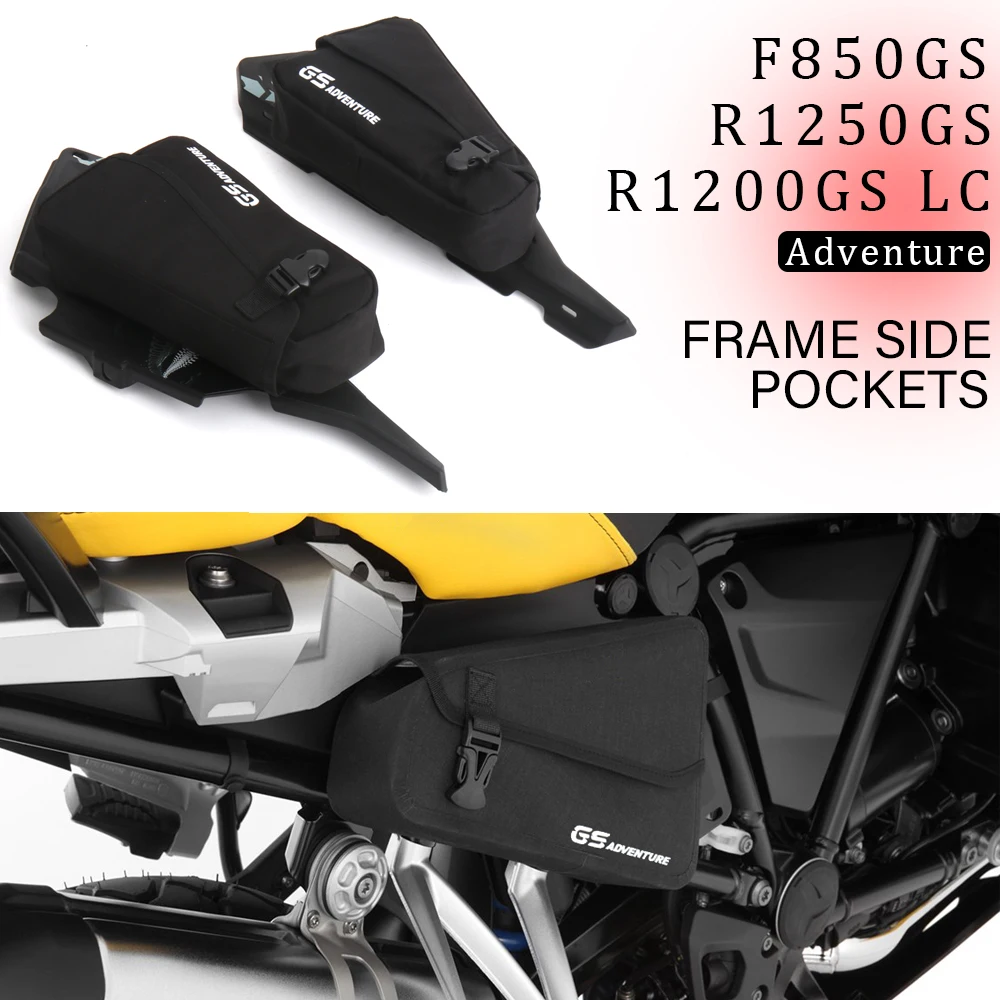 

For BMW F750GS F850GS Adventure R1200GS LC ADV R1250GS R1250 GS Motorcycle Side Frame Crash Bag Storage Package Bags Waterproof