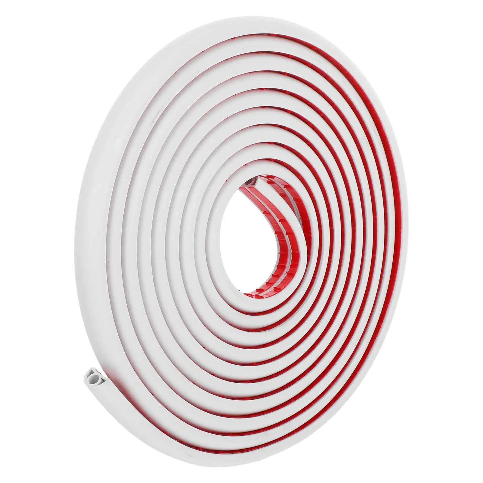 PVC Soft Wire Duct Self Adhesive Cable Floor Cover Cord Organizer Fixture Floor Extension Cord Protector Cable Management Wire