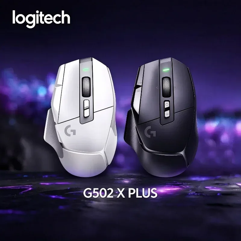 Logitech G502 X PLUS LIGHTSPEED Wireless RGB Gaming Mouse HERO 25K Sensor LIGHTFORCE 106g 99% New Open Box