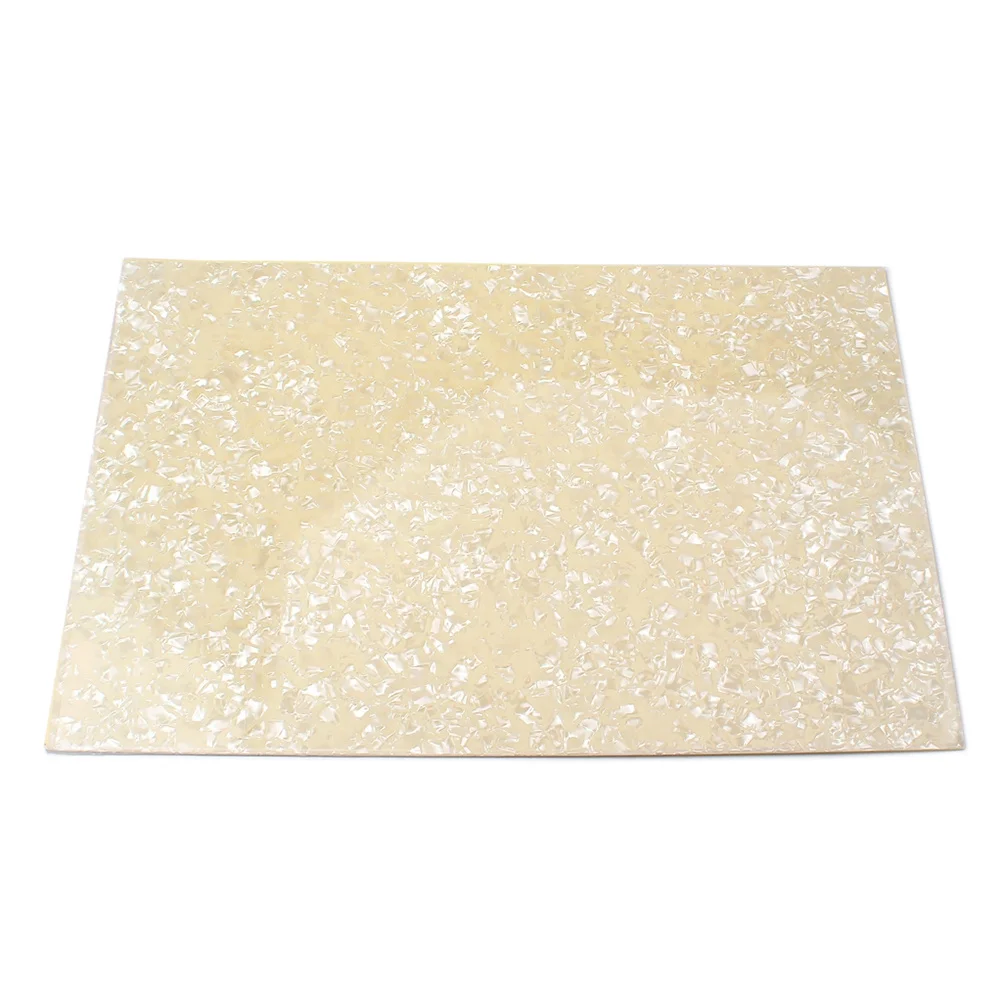 

44X29Cm Yellow Acrylic Pvc Pickguard Blank Self Adhesive Scratch Plate For Acoustic Guitar Diy Instrument Accessory