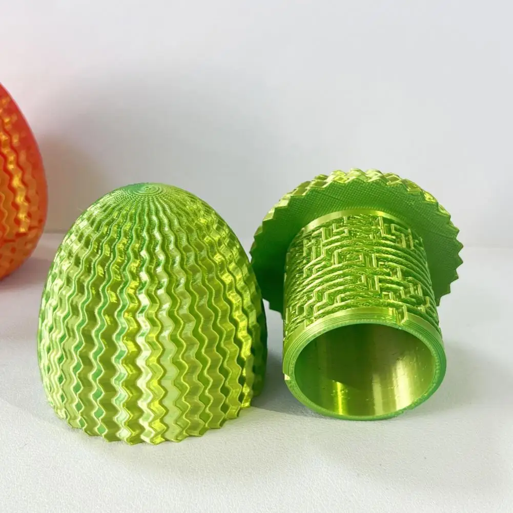 สมอง Teaser เขาวงกตไข่การศึกษา 3d พิมพ์เขาวงกตไข่ของเล่นสําหรับความเครียดบรรเทาเก็บเขาวงกตคอนเทนเนอร์ Fidget ของเล่นสําหรับ Home